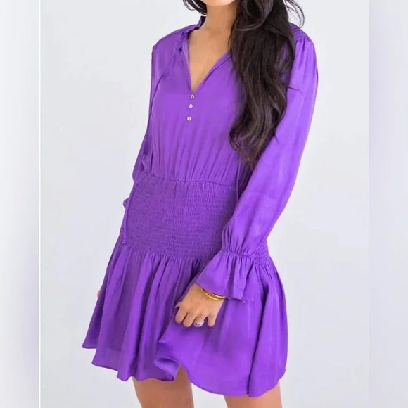 NWT Karlie smocked dress - Picture 1 of 3